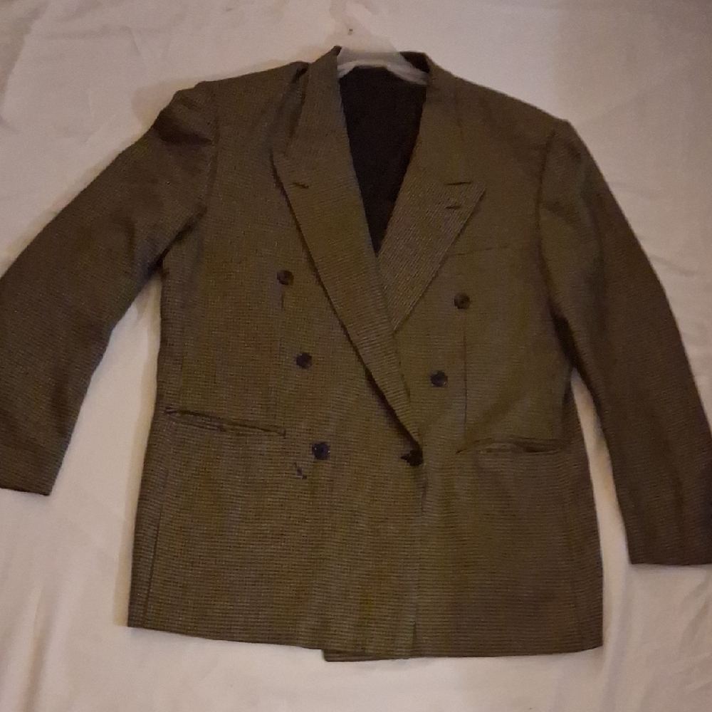 Zanetti Houndstooth Blazer #174p